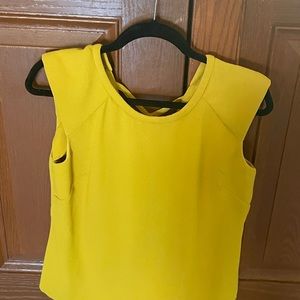 Yellow designer blouse